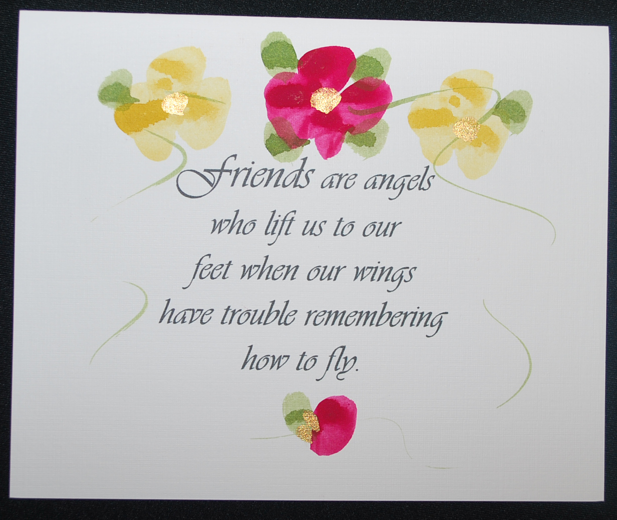 Friends are Angels 10 Cards Cards By Christine