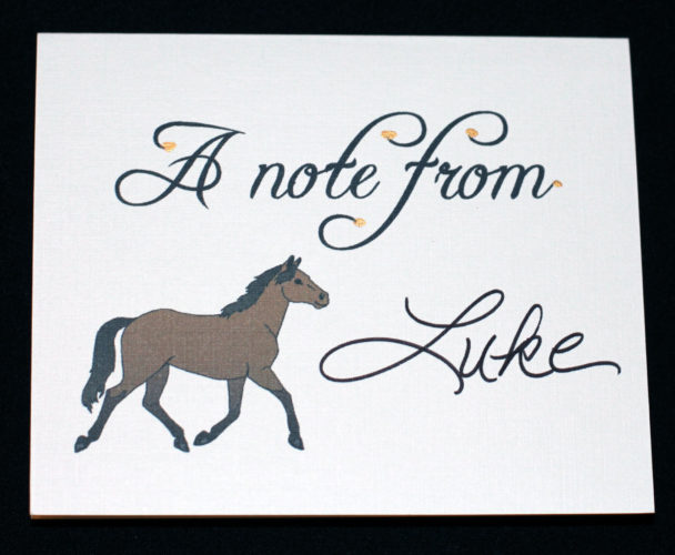 Horse-A-Note-From